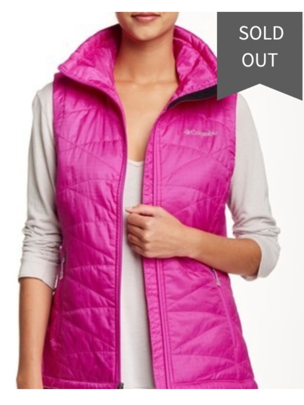 Columbia Omni Heat Quilted Packable Vest Size Small